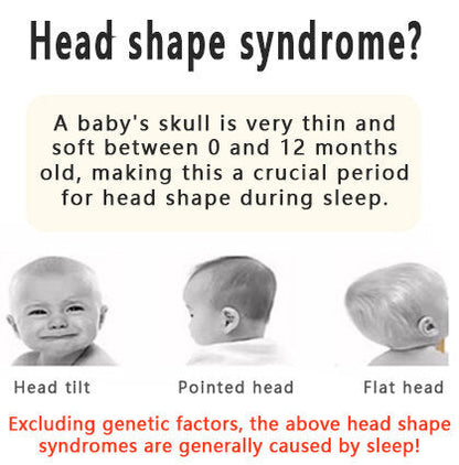 🌟 Organic Baby Head Support Pillow 👶💤 - Gently Cradles & Protects Your Newborn's Delicate Head (0-12 Months)