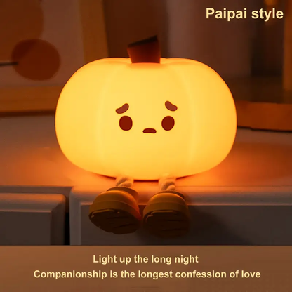 🎃 The 2025 Halloween Must-Have! Cute Pumpkin Night Light ~ Glow Up Your Room!