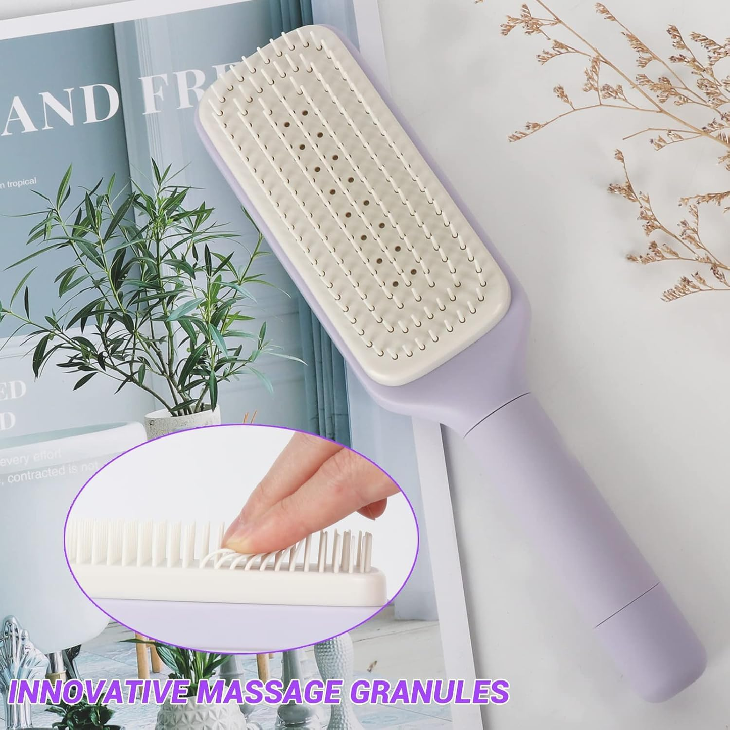 🔥 2025's Most Wanted Hair Tool: All-in-One Rotating Magic Comb