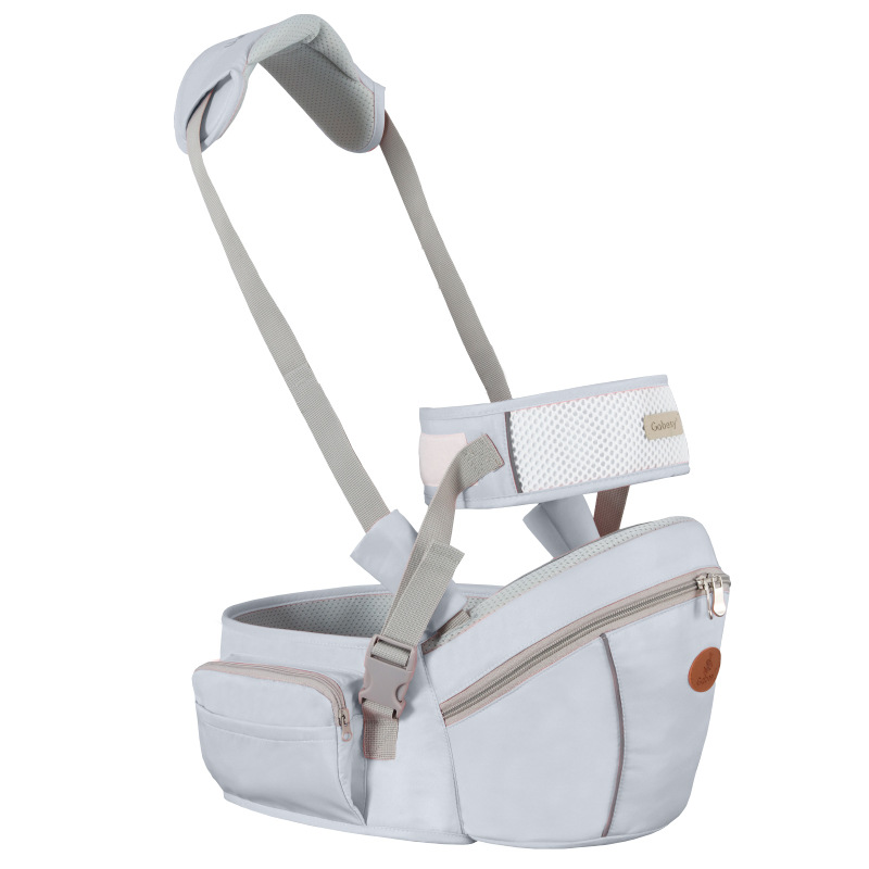 3-in-1 Hip Seat Carrier 👶 - with Detachable Diaper Bag & Storage Pouch