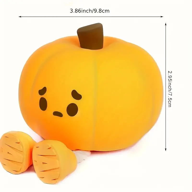 🎃 The 2025 Halloween Must-Have! Cute Pumpkin Night Light ~ Glow Up Your Room!