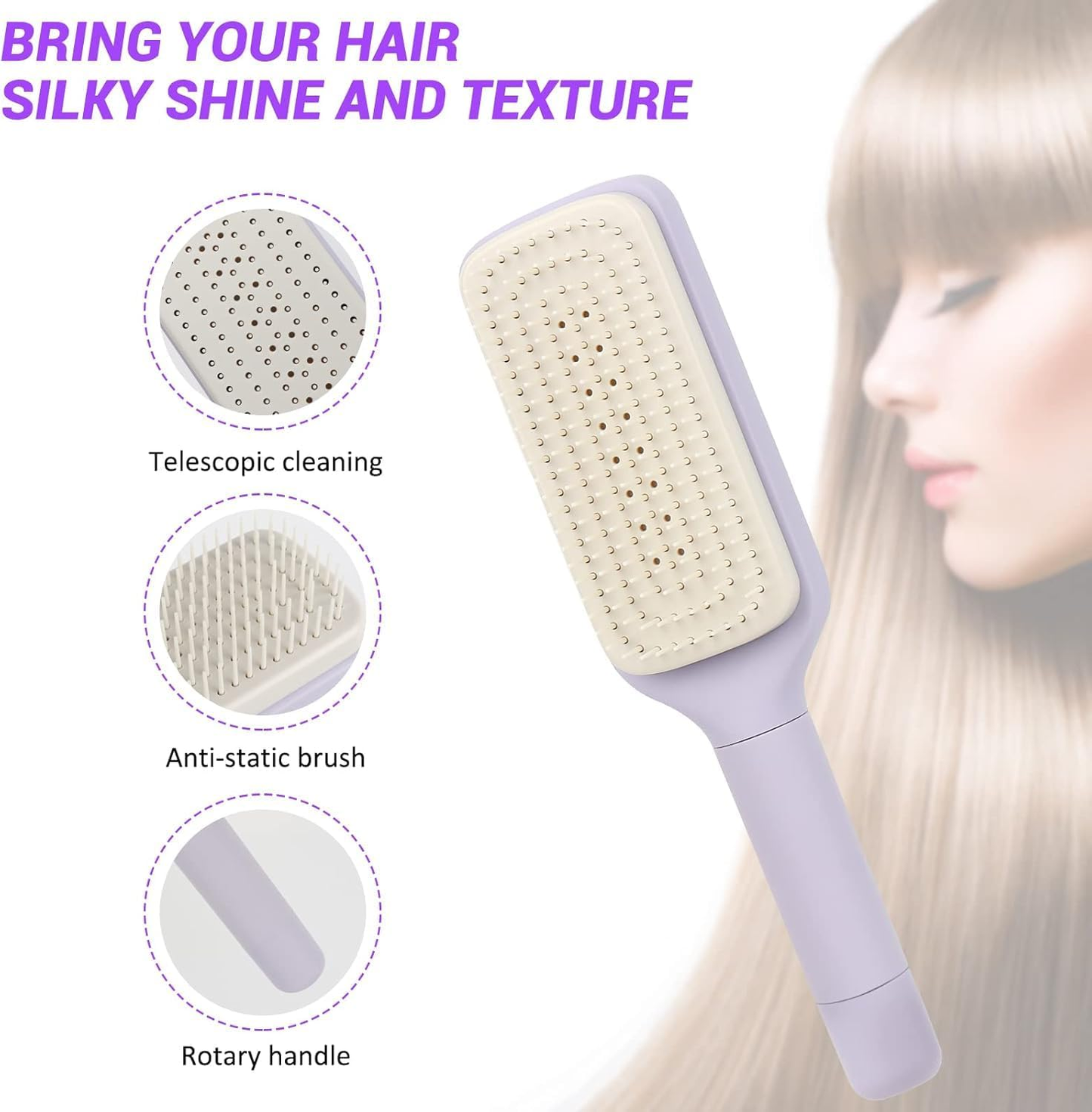 🔥 2025's Most Wanted Hair Tool: All-in-One Rotating Magic Comb