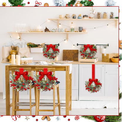 🔥LAST DAY 49% OFF🔥 Retrowavy Christmas Kitchen Cabinet Wreaths