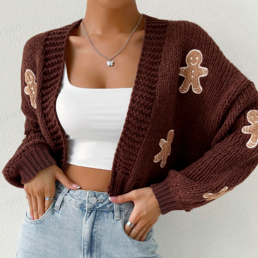 🎁Christmas sale 40% off🎁Gingerbread Sweater Women