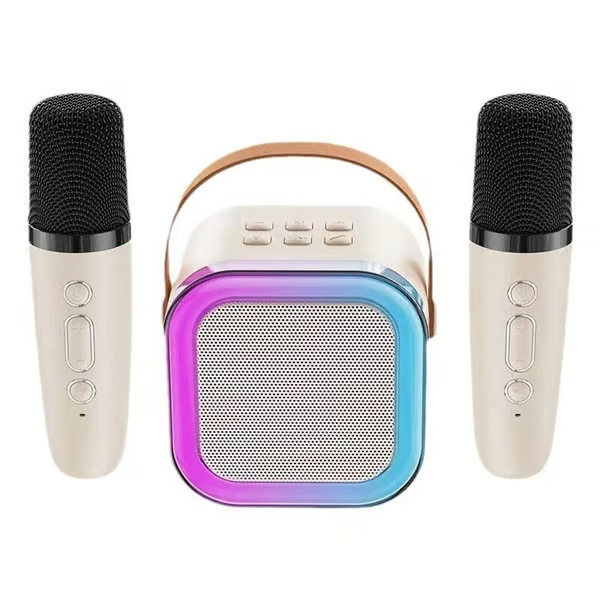 ✨Your Party, Unplugged! 🎤✨Mini Karaoke Machine with Wireless Microphones