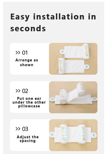 🌟 Organic Baby Head Support Pillow 👶💤 - Gently Cradles & Protects Your Newborn's Delicate Head (0-12 Months)