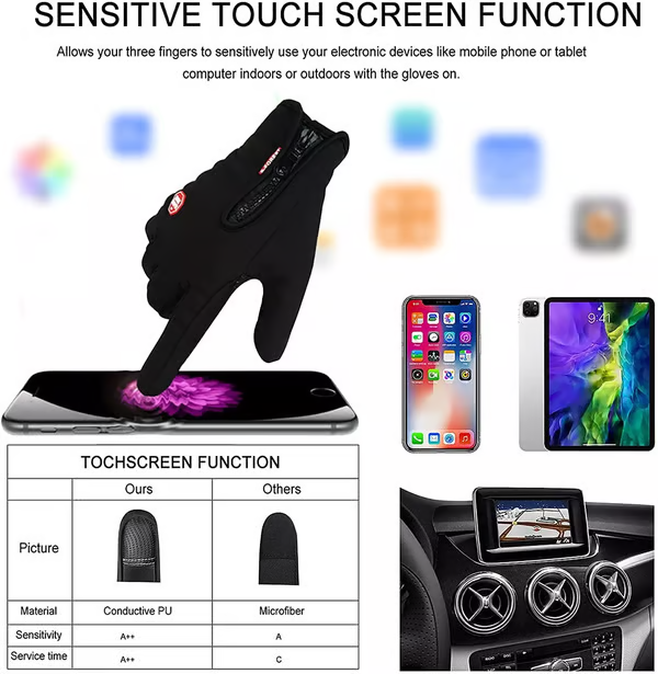 🏆Ultimate Waterproof & Windproof Thermal Non-Slip Gloves