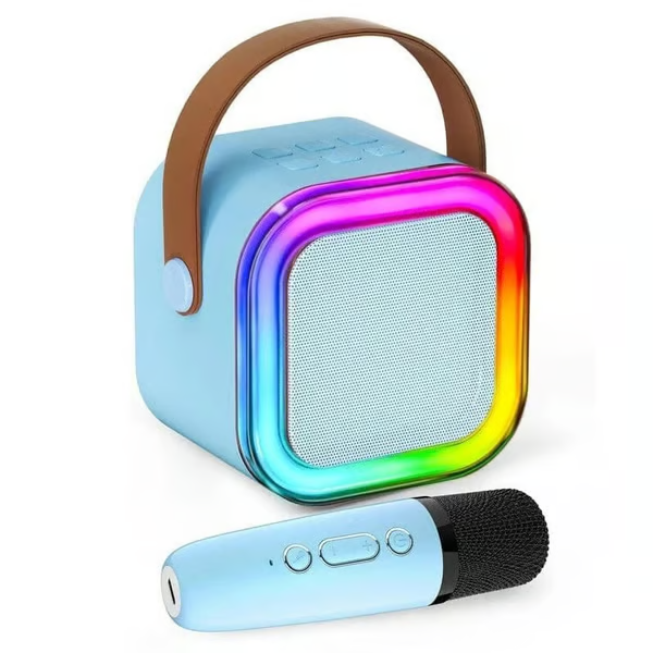 ✨Your Party, Unplugged! 🎤✨Mini Karaoke Machine with Wireless Microphones