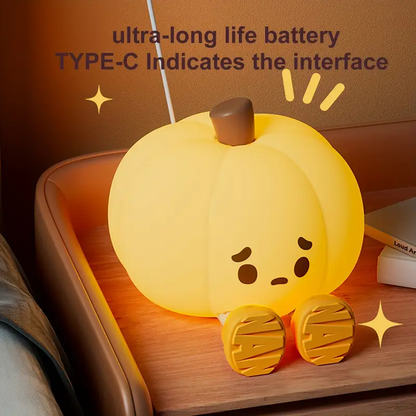 🎃 The 2025 Halloween Must-Have! Cute Pumpkin Night Light ~ Glow Up Your Room!