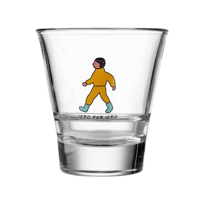 cartoon character glass water cup