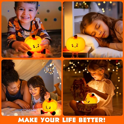 🎃 The 2025 Halloween Must-Have! Cute Pumpkin Night Light ~ Glow Up Your Room!