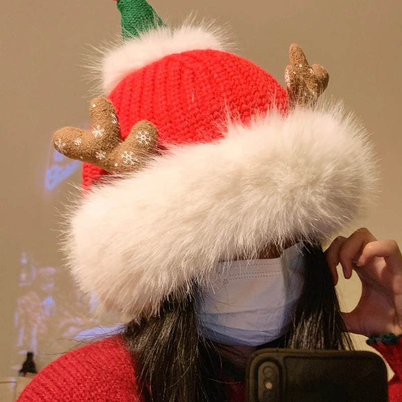 🎁Christmas sale 40% off🎁 Christmas Thick Plush Hat