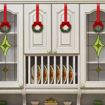 🔥LAST DAY 49% OFF🔥 Retrowavy Christmas Kitchen Cabinet Wreaths