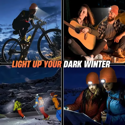 The Ultimate Winter Combo! 🧢✨ Beanie with Built-in LED Light & Bluetooth Music